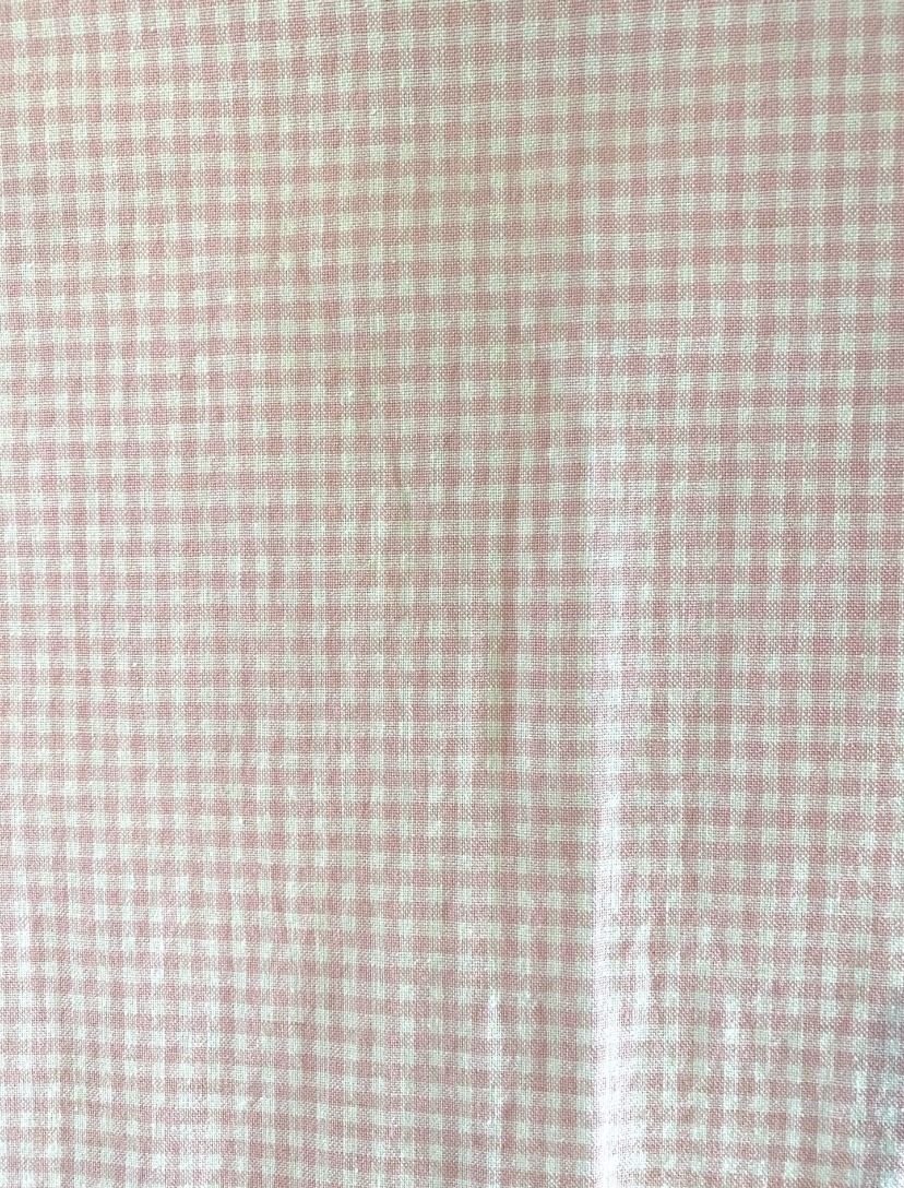 Pottery Barn Kids- Pink Gingham Check Blackout Curtain Panels (4)