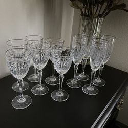 Waterford Crystal Glasses, Set of 10