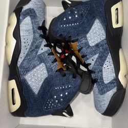 Jordan Retro 6 Washed Denim