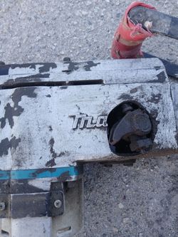 Demolition hammer.