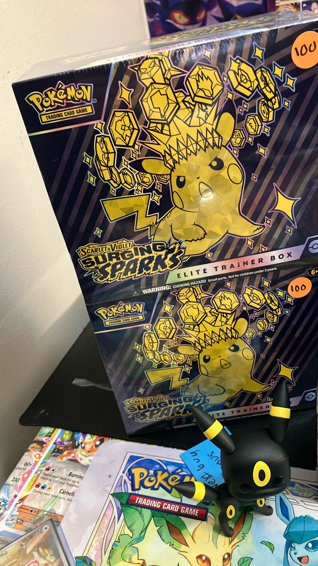 2 Surging Sparks ETBs