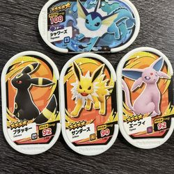 Pokemon Mezastar Arcade Tags Vaporeon Jolteon Espeon Umbreon