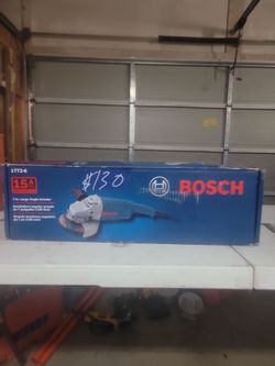 BOSCH 15 Amp Corded 9 in. Large Angle Grinder with Guard Kit (2 Accessories)