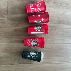 Starbucks Traveling Cups And Lids 