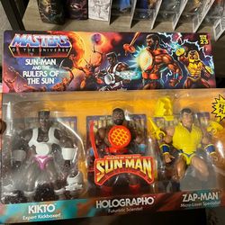 Sun man and Rulers of the sun 3 pack Motu