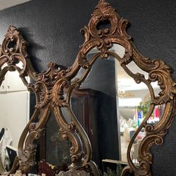 Double Mirror Antique 