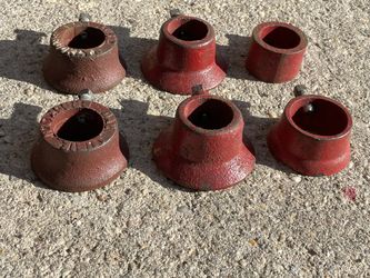 Vintage Weighed End Clamps  Dan Lurie Brooklyn. 1/2 And 1/4 Pounds