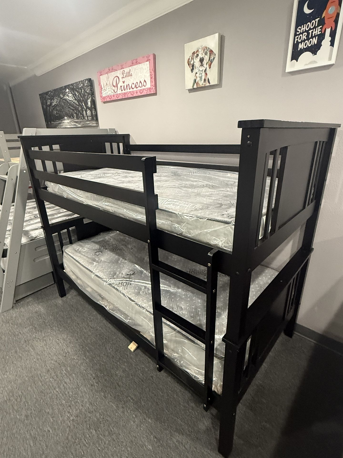 Twin/ Twin Bunk Bed Frame