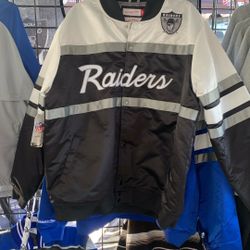 Mitchell Ness Las Vegas Raiders Jacket New 