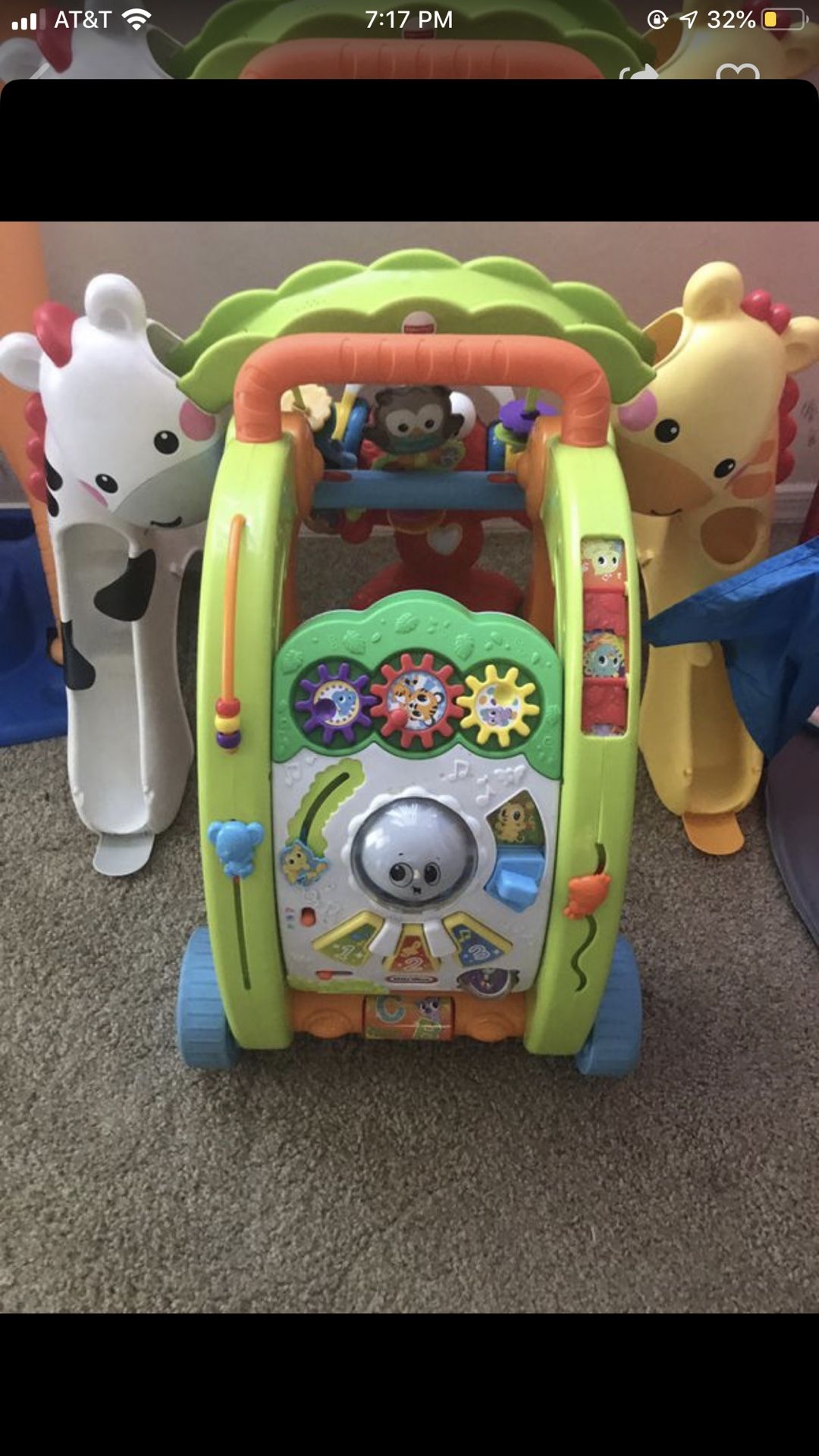 Baby walker& singing toy