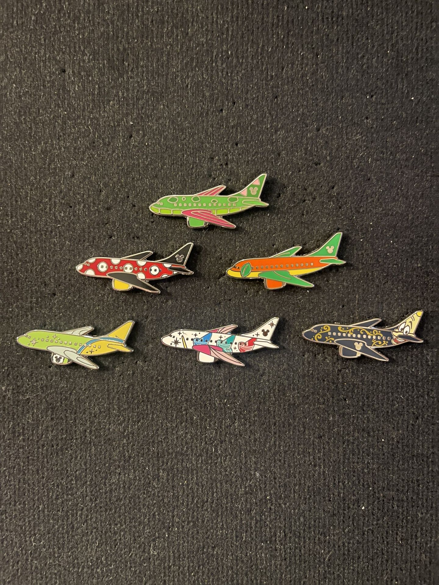 Disney Pins - Hidden Mickey Character Planes