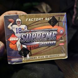 2000 Collector's Edge Supreme Football Factory-Sealed Set (190 Cards) 