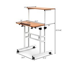 Mobile standing desk