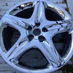 (FOUR) Chrome Jaguar XJ8 19-Inch OEM Wheel/Rims 2004 to 2009