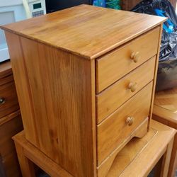 Nightstand Cabinet Drawer Lamp Table