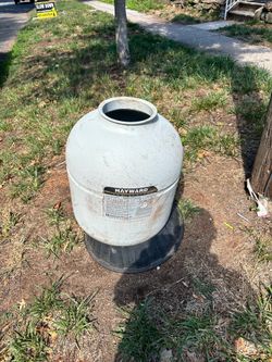 Haywood sand filter for free