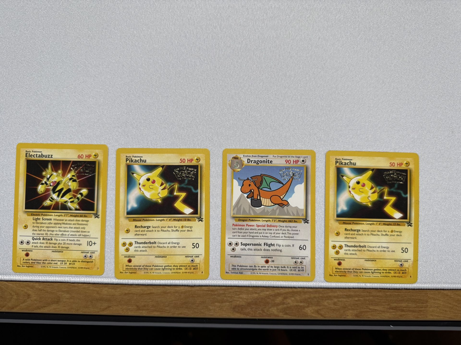 Vintage Pokémon Cards From 1999
