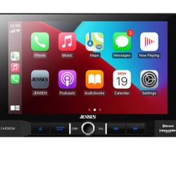 Jensen CAR910W 9 inch Mechless Multimedia Receiver with Wireless and Wired Apple CarPlay l Supports Android Devices l SiriusXM-Ready l Built-in Blueto