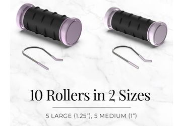 Hair Rollers Set 10 Pieces Two Sizes