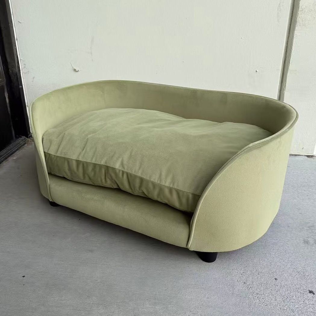 New In Box 27x17x12 Inch Tall Dog Cat Pet Futon Sofa Bed Lounge Furniture Sleeping Removable Cushion 