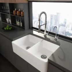 Ceramic Farmhouse Kitchen Sink