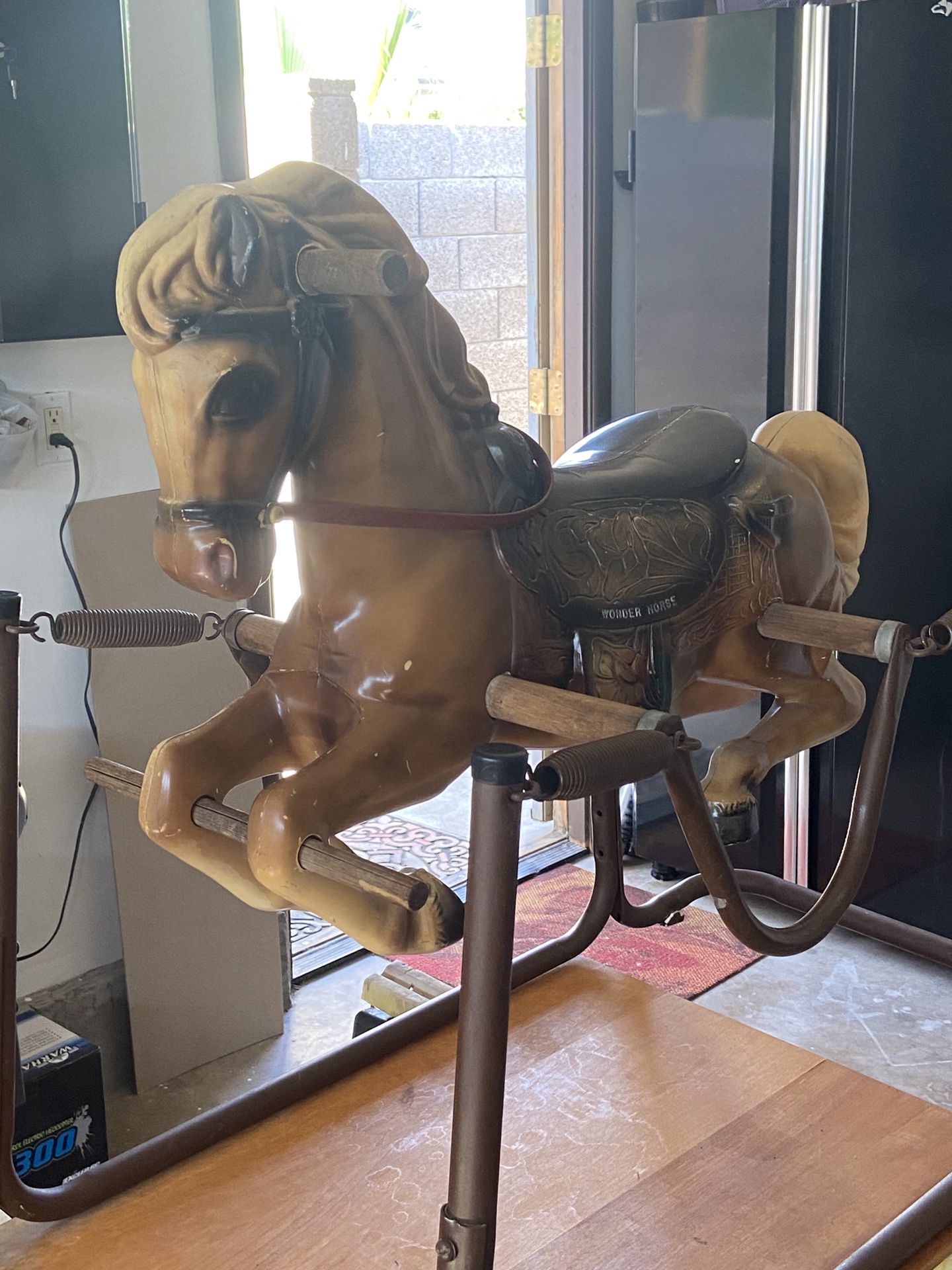 Vintage Wonder Horse spring rocking horse- great condition