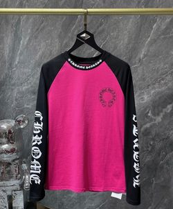 Pink & Black Long Sleeve Chrome Shirt