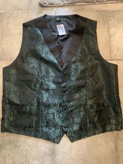 Men's Paisley Vest 2XL