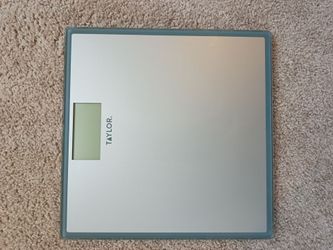 Taylor 7558 Digital Scale- Bathroom scale (AAA Batteries needed)