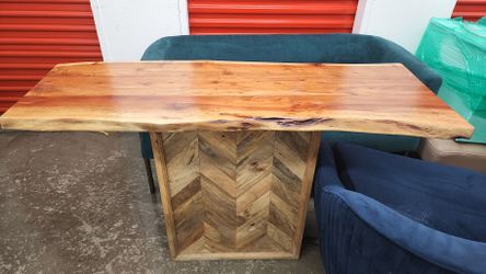 Wood Table/ Wall Accent Table/ Entry Table