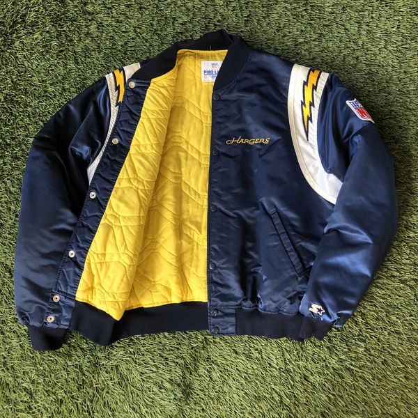 90’s STARTER Vintage San Diego CHARGERS Bomber Jacket XL for Sale in ...
