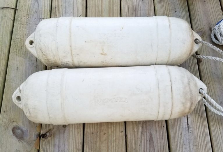 Pair of Vintage Rempel Rubber Boat Fenders/Bumpers