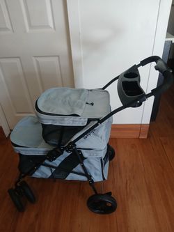 Ibiyaya double decker pet stroller
