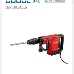 Like New Bauer Chipping Hammer With Case