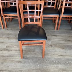 Mahogany Wooden Ladder Back Chairs