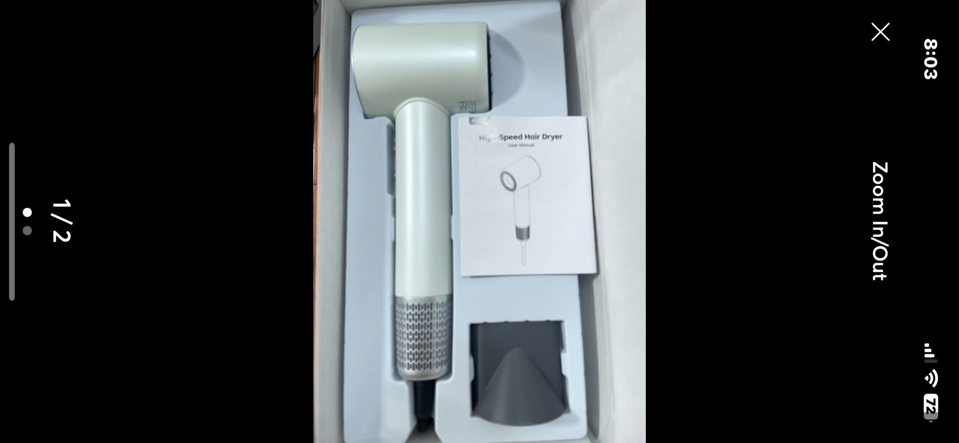 Pro Ionic Hair Dryer with Curl-Enhancing Diffuser | Voluminous Definition, Friz