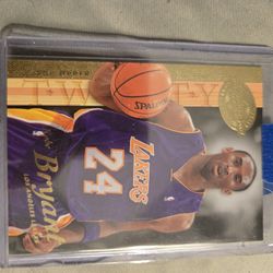 Kobe Bryant 20th Anniversary Card