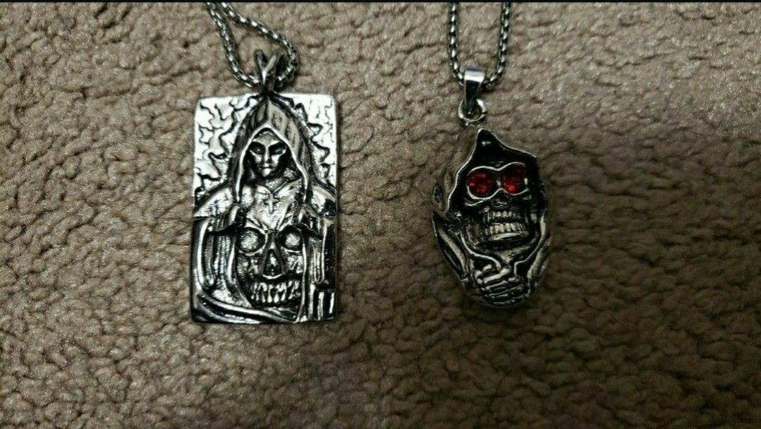 Men's Dracula Pendant Vampire Cross Pendant 