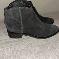Women’s Size 9.5 Grey Suede Ankle Boots
