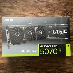 ASUS Prime NVIDIA GeForce RTX 5070 Ti 16GB GDDR7 PCIe 5.0 Graphics Card