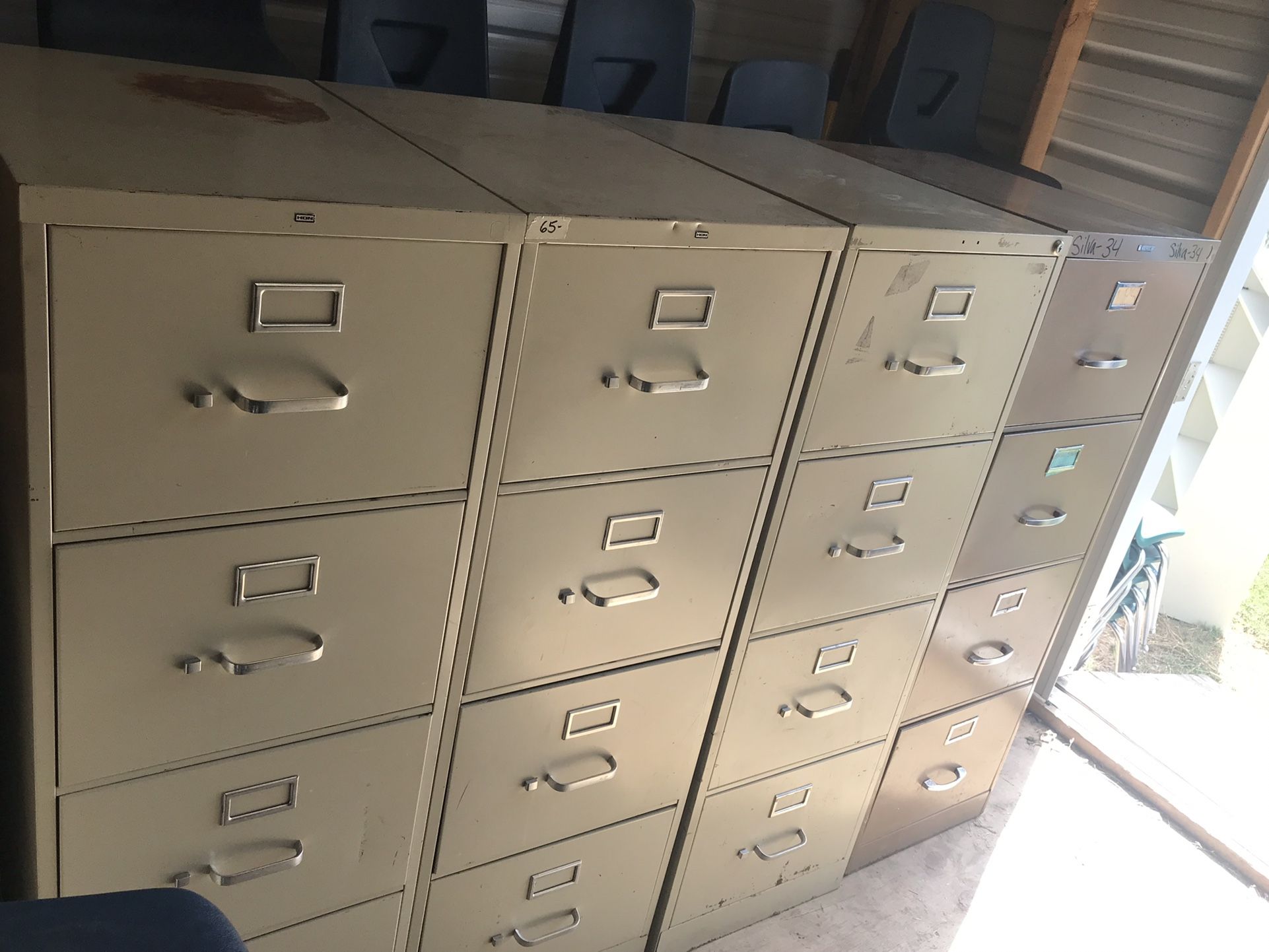 4 Drawer File Cabinets