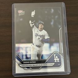 Dodgers Shohei Ohtani SP Baseball Card