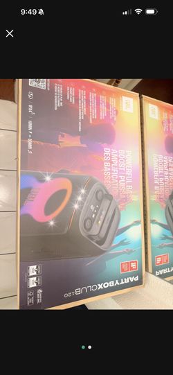 Jbl Party Box Club 120 Portable Speaker (no Microphone)