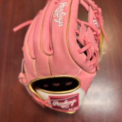 Rawlings HOH 12” Pink/White/Gold PROR316SB-2P Pro I-Web RHT Softball Glove