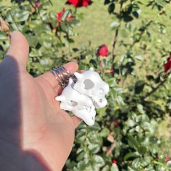 3d Printed Cubone Skull Keychains