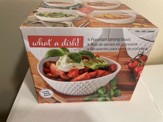 WHAT-A-DISH 4-PIECE SERVING BOWL SET