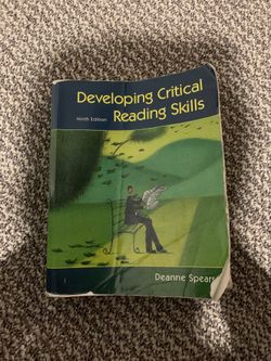 Developing Critical Reading Skills 9 edition