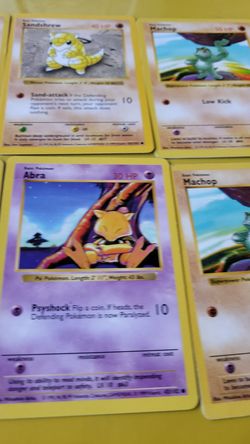 Base set shadowless pokemon cards