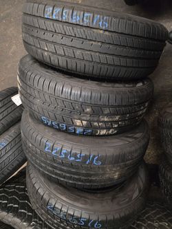 4 Tires 225.65.16 Falken Pro G5 Csv 90 % Tread Dot 4124