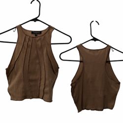 XS Women’s Brown Halter Top